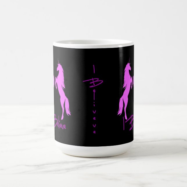 De Café Eu acredito a caneca do unicórnio (Centro)