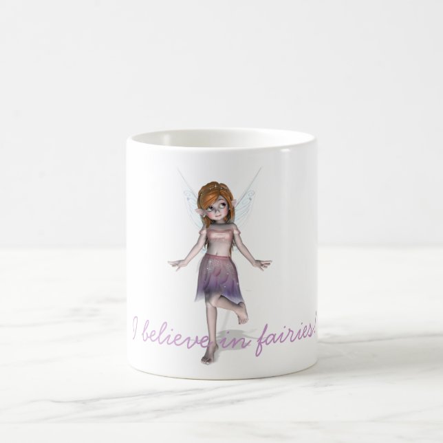 De Café Eu acredito na caneca das fadas (Centro)