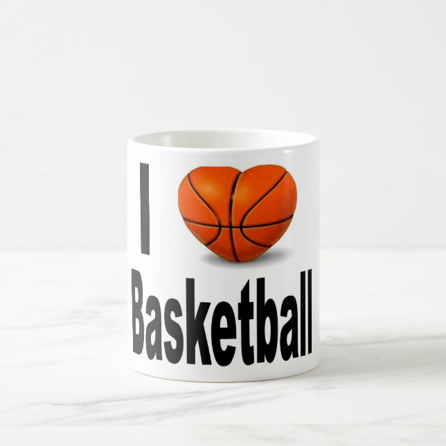 De Café Eu amo a caneca do basquetebol (Centro)