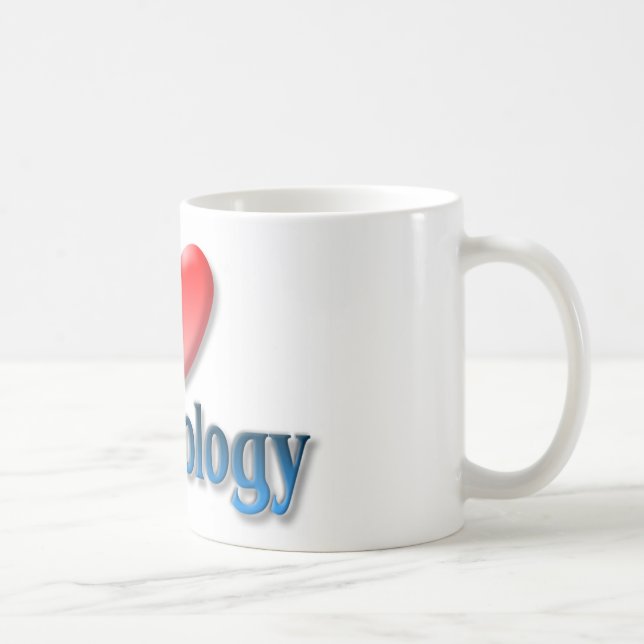 De Café Eu amo a caneca do Reflexology (Direita)