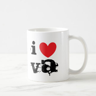 De Café Eu amo a caneca do VA