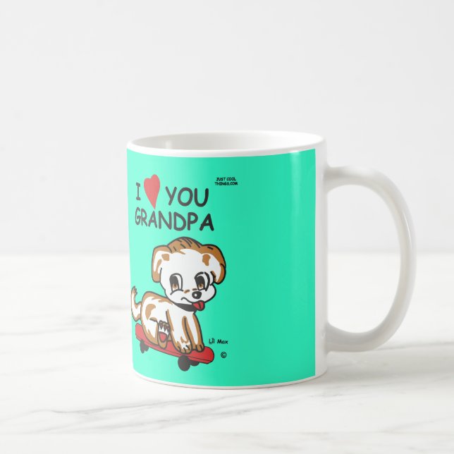 De Café Eu amo a caneca do vovô (Direita)