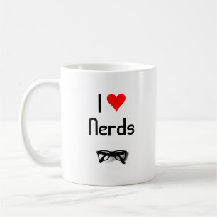 De Café Eu amo a caneca dos nerd