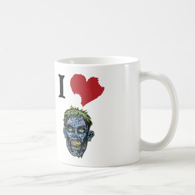 DE CAFÉ EU AMO A CANECA DOS ZOMBIS (Direita)
