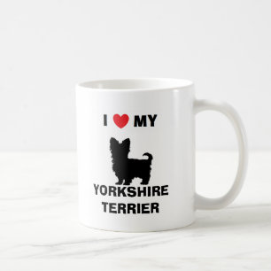 De Café "Eu amo caneca do meu yorkshire terrier"