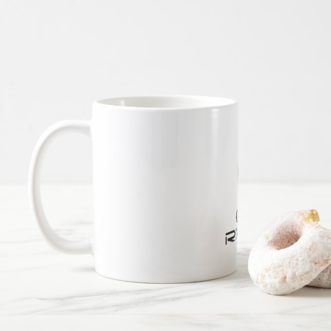 De Café eu amo caneca riway (Com Donut)