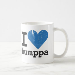 De Café Eu Amo Humppa Caneca Clássica Branca
