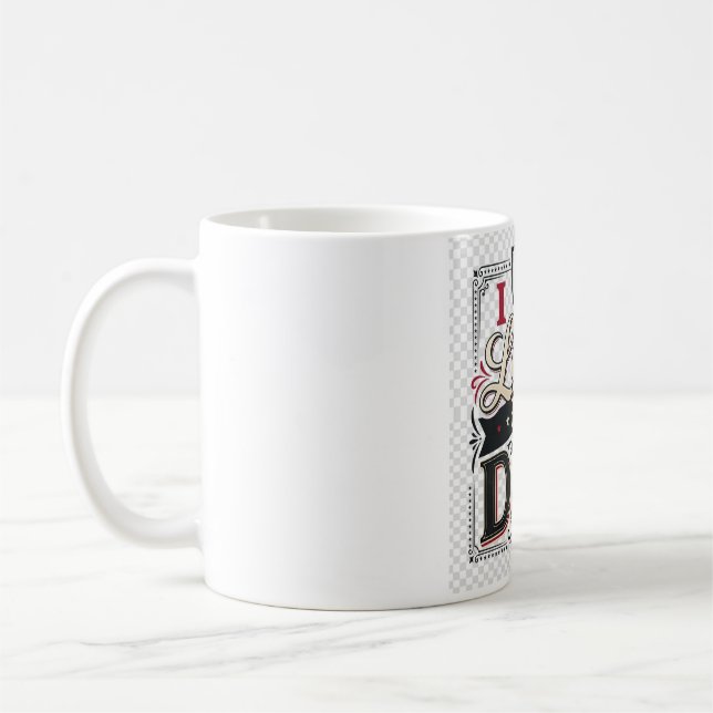 De Café Eu Amo Meu Pai Caneca do Dia dos Pais | Presente d (Esquerda)