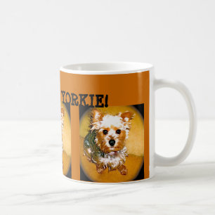 DE CAFÉ EU AMO MEU YORKIE! CANECA