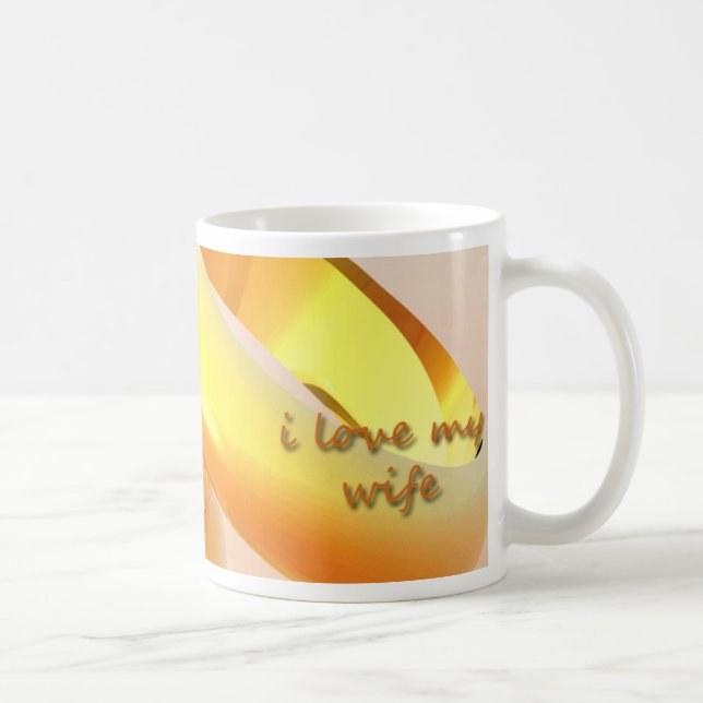 De Café eu amo minha caneca da esposa (Direita)