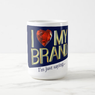 De Café Eu amo minha caneca da marca