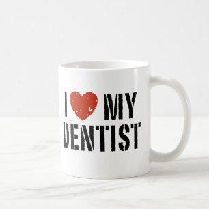 De Café Eu amo minha caneca do dentista