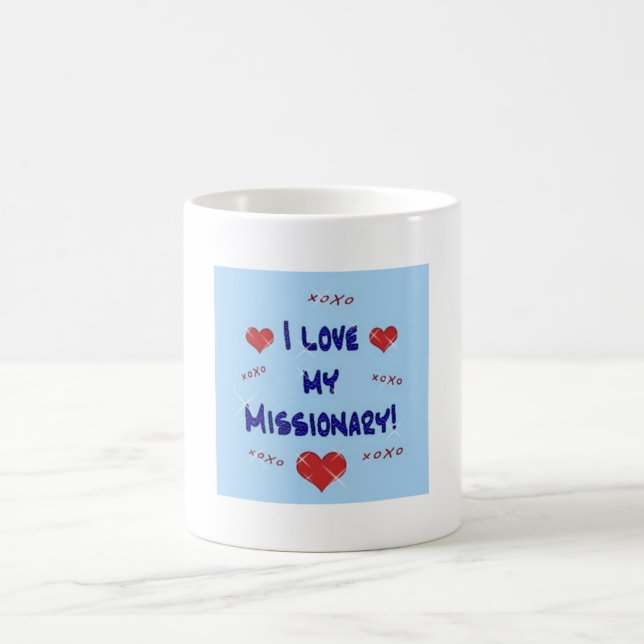 De Café Eu amo minha caneca do missionário (Centro)