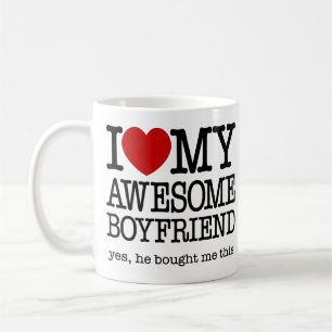 De Café Eu amo minha caneca impressionante do namorado