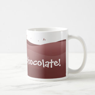 De Café Eu amo o chocolate quente - caneca