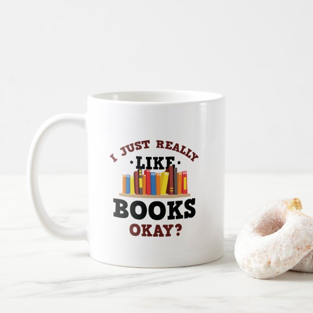 De Café Eu apenas gosto realmente da caneca engraçada das (Com Donut)