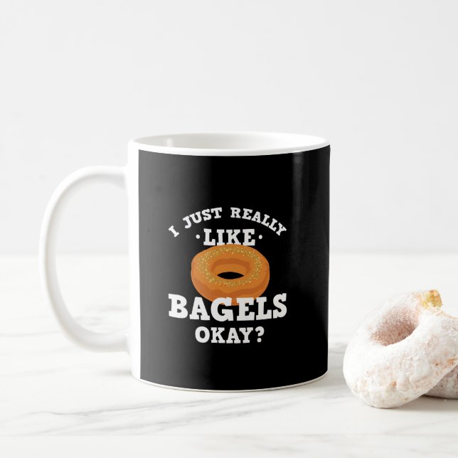 De Café Eu apenas gosto realmente da caneca engraçada das (Com Donut)