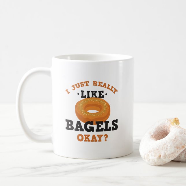 De Café Eu apenas gosto realmente da caneca engraçada das (Com Donut)