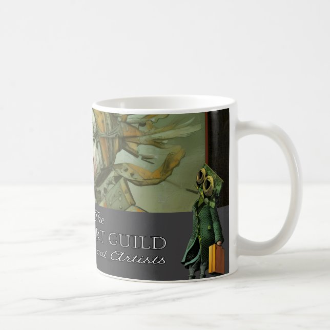 De Café Eu apoio a Caneca do Topeka Art Guild (Direita)