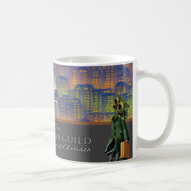 De Café Eu apoio a Caneca do Topeka Art Guild (Direita)