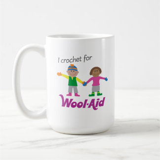 De Café Eu Crochet para a caneca do Lã-Auxílio