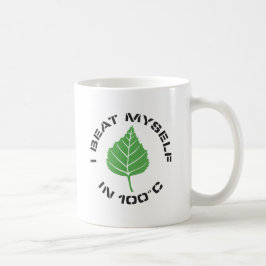 De Café Eu Derrotei a Mim Mesmo Caneca Branca Clássica