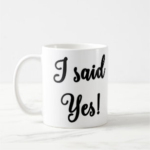 De Café Eu disse sim! Caneca