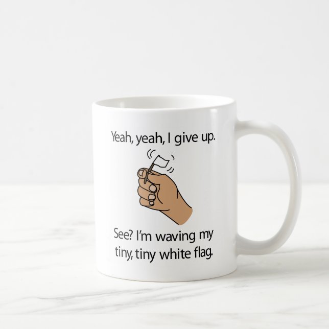 De Café Eu dou acima - a caneca (Direita)