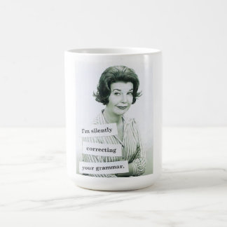 De Café Eu estou corrigindo silenciosamente sua caneca da