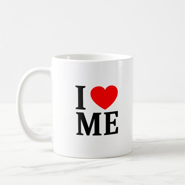 De Café Eu ❤️ EU EU AMO EU EU AMO EU  CANECA (Esquerda)