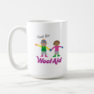 De Café Eu faço malha para a caneca do Lã-Auxílio