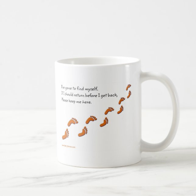 De Café Eu fui me encontrar na caneca das pegadas (Direita)