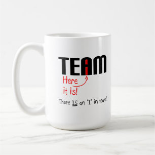 De Café Eu na Caneca Divertida da Equipe