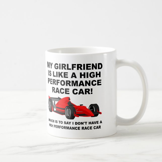 De Café Eu Não Tenho Namorada Caneca Engraçada (Direita)