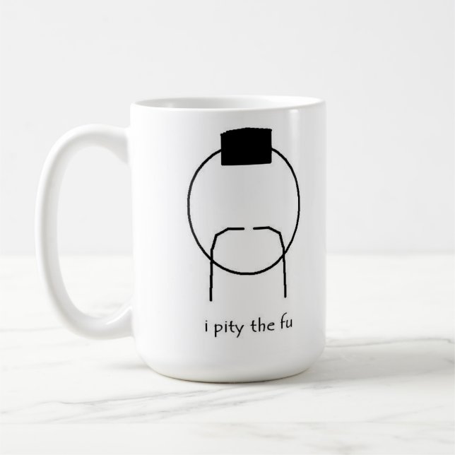 De Café eu pity a caneca do fu (Esquerda)