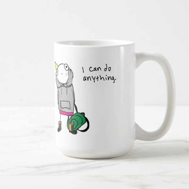 De Café "Eu posso fazer qualquer coisa" caneca (Direita)