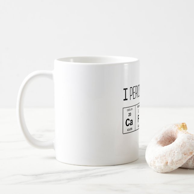 De Café Eu preciso periòdicamente a caneca da cafeína (Com Donut)