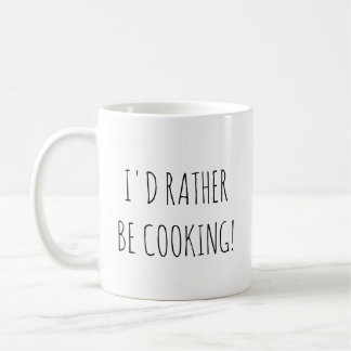 De Café Eu preferencialmente estaria cozinhando a caneca