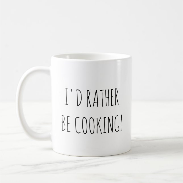 De Café Eu preferencialmente estaria cozinhando a caneca (Esquerda)