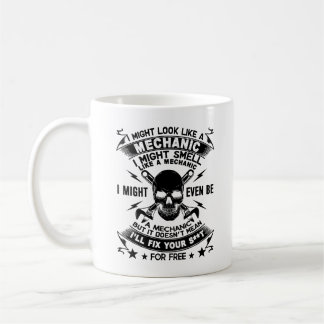De Café Eu pude olhar como uma caneca do mecânico