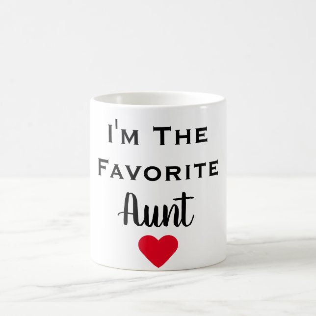 De Café Eu sou a tia favorita Caneca (Centro)