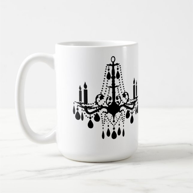 De Café Eu sou assim que caneca extravagante do candelabro (Esquerda)