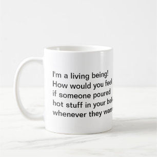 De Café Eu sou caneca engraçada viva