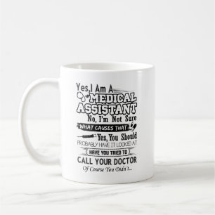 De Café Eu sou uma caneca do assistente médico