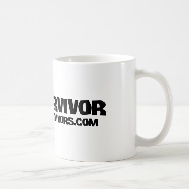 De Café Eu sou uma caneca do sobrevivente (Direita)