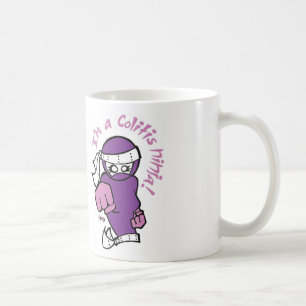 De Café Eu sou uma colite Ninja! caneca
