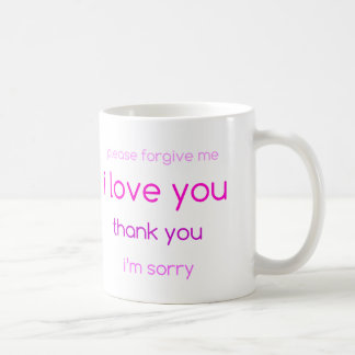 De Café eu te amo caneca