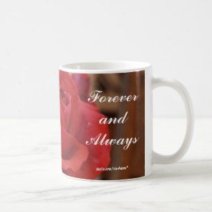 De Café Eu te amo - caneca para sempre cor-de-rosa