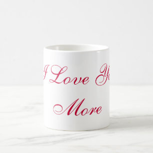 De Café Eu te amo mais caneca