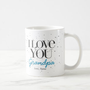 De Café Eu te amo (personalize) caneca $15,95